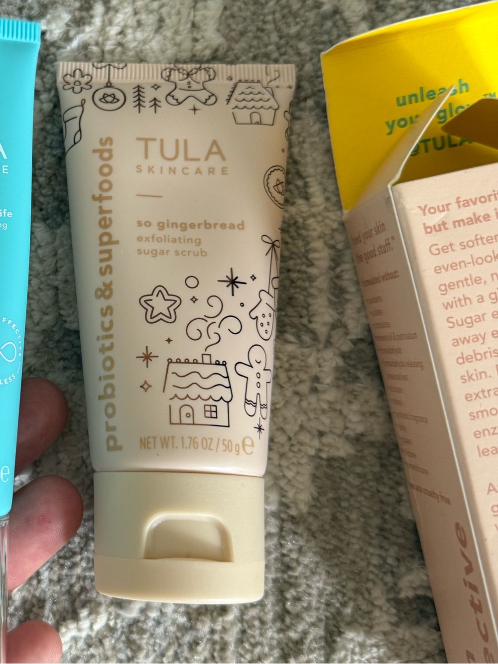 TULA Skincare Sugar Scrub So Gingerbread New in box